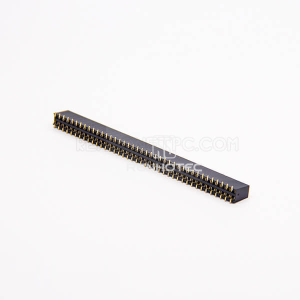 80 Pin Female Header Connector Dual Row SMT Type 8.5mm Plastic Height