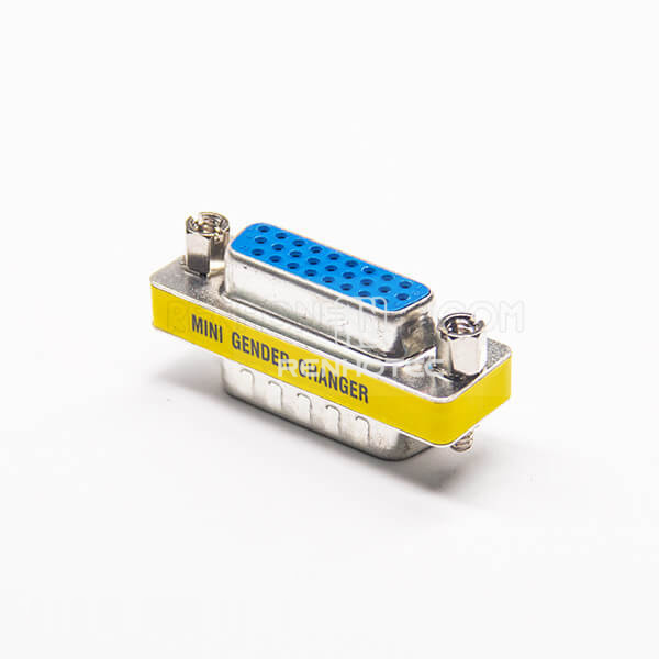 26 Pin Adapter Straight Metal High Density D-SUB Male To Female