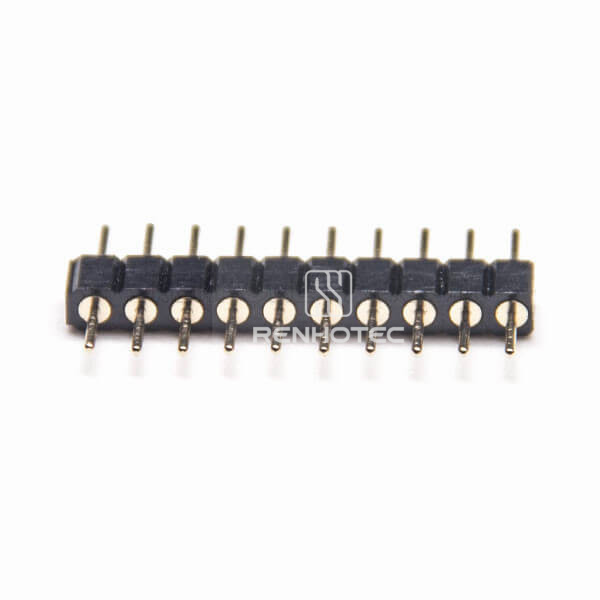Single Row Header Connector 10 Pin Straight 2.0mm Picth Dip