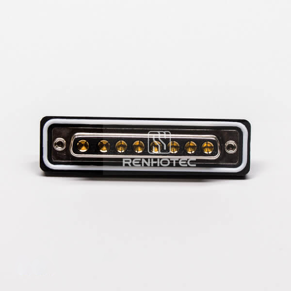 D-SUB IP67 Female Machined 8w8 Power Straight for Cable Connector