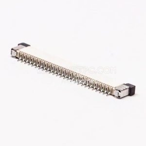 Flat cable connector