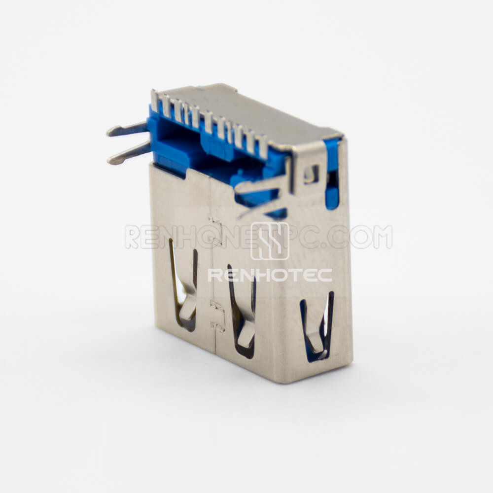 USB type A Connector 3.0 Female 9 Pin SMT Type Straight