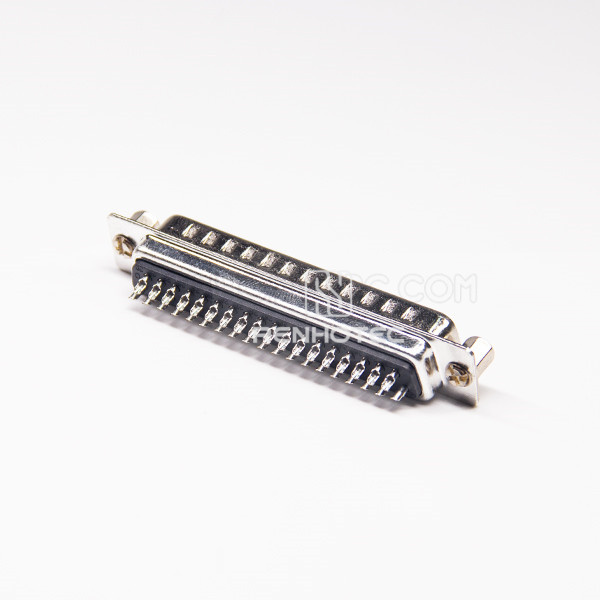 D-SUB 37 Pin Male Connector Solder Type Connectors With Nut Connector