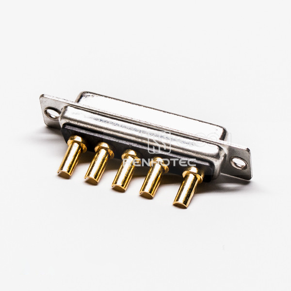 D-SUB Power Connector Solder Type 5W5 Female Straight Cable Connector