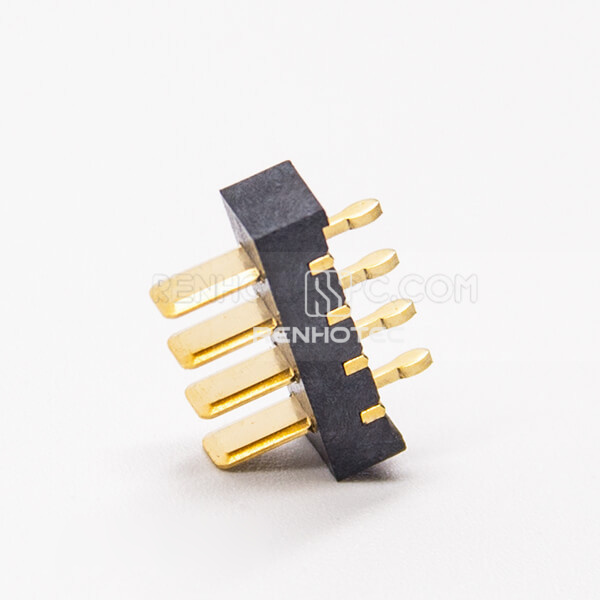 Laptop Battery Connections 4.0MM 4 Pin PH2.5 Male Straight Panel Mount