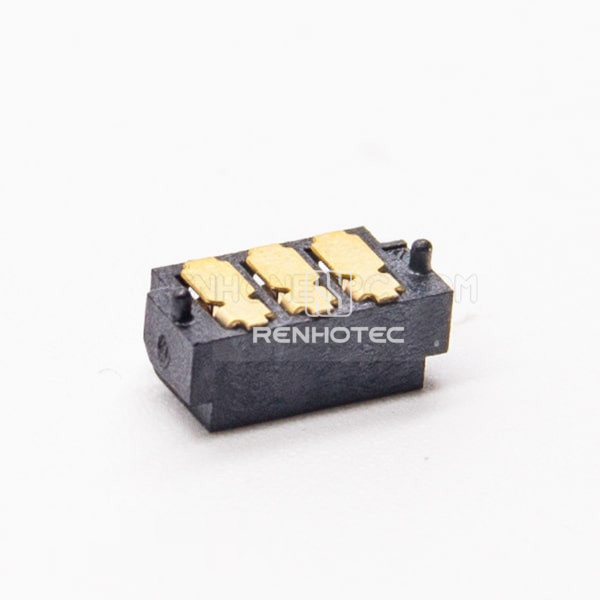 Battery receptacle 3 Pin PH2.0 Female Right Angle Laptop Battery Connector