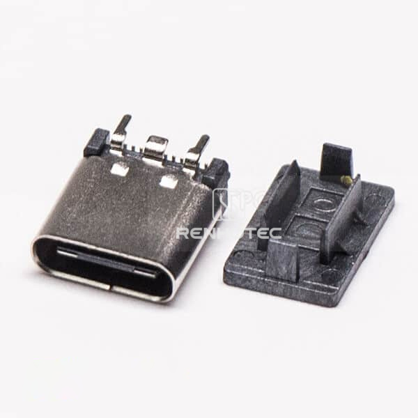 USB Type C PCB Mount Female Vertical Type SMT