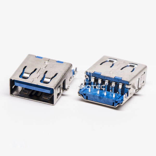 USB 3.0 Speed Type A Connector Female 90 Degree SMT Offset Type