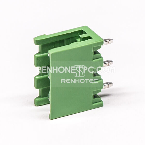 Terminal Block Straight Through Hole Pluggable Connector with PCB Mount