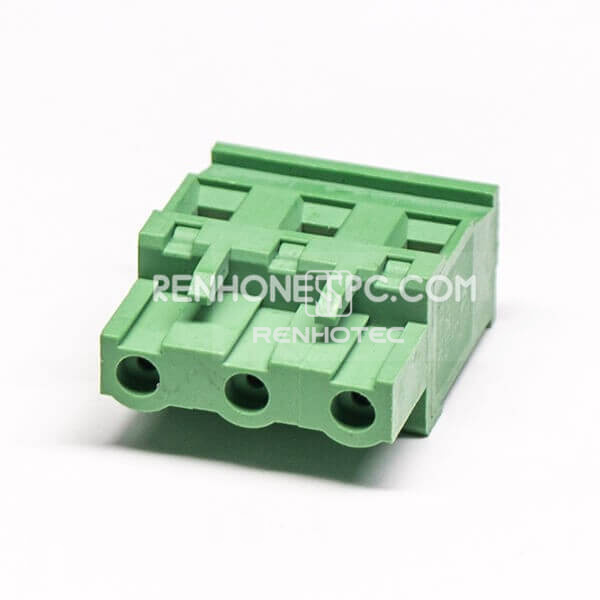 Terminal Block Plug Socket 3 Screw Straight Type