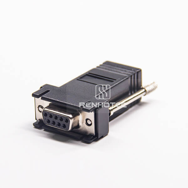 RJ45 To DB9 Female RJ45 To Female Standard D-SUB Straight 9Pin Adapter