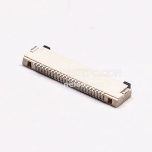 Flat cable connector