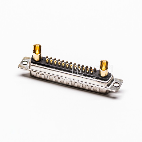 D-SUB High Current 27W2 Male Solder Type Straight For Cable Connector