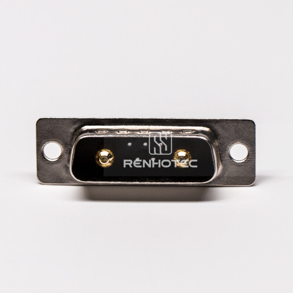 D-SUB 7W2 Power Male Straight Solder Type for Cable with Staking Connector