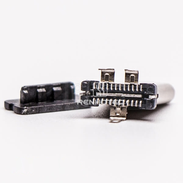 Male Type C Vertical Type SMT Through Hole for PCB Mount