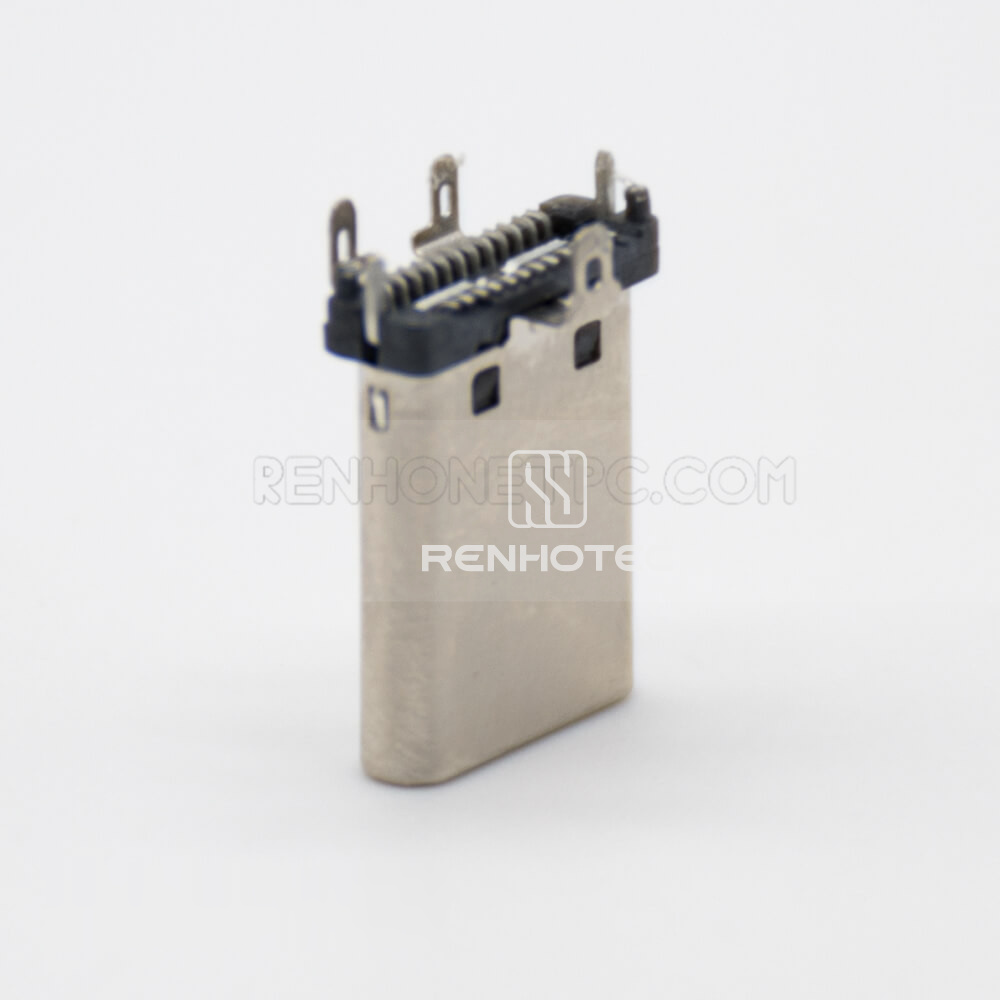 Type C USB Connector 24 Pin Male Straight SMT Type