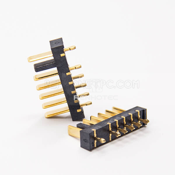 Male Battery Connector PH2.5 6 Pin Straight Left Fool-Proof Plug