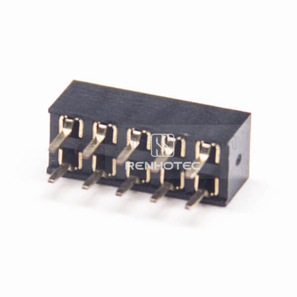 Straight Female Header 2.0mm Picth Dual Row Through Hole