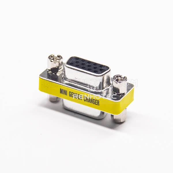 D-SUB Adapter 15 Pin Female High Density D-SUB straight metal VGA