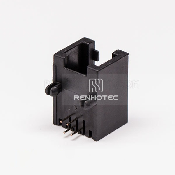 4P4C Female Modular Jack, Unshielded, No LED
