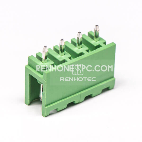 4 pin Terminal Connector Terminal Block Connector Green Pluggable Type