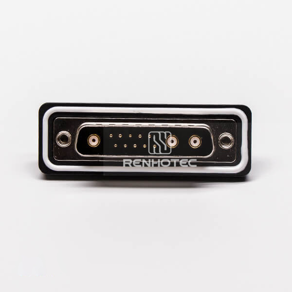 D-SUB IP67 Connector Environmental Rating 13w3 Male Straight Coaxial for Cable