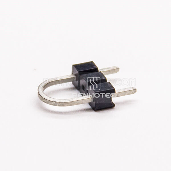 2.54mm Pin Header Single Row U Type 2 Pin Through Hole