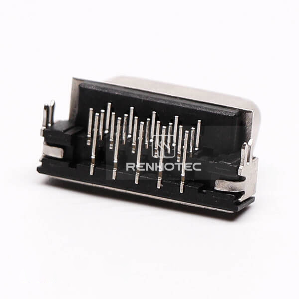 D-SUB 15 Pin Connector Female Right Angle PCB Mount