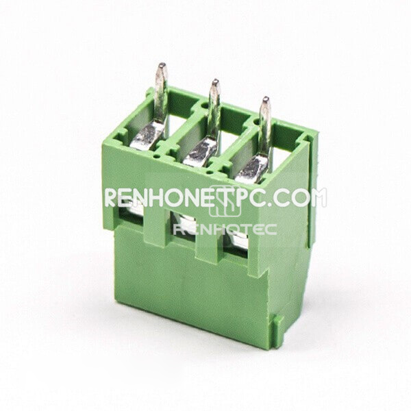 3 pin Screw Terminal Connectors PCB Mount Screw Clamping Straight