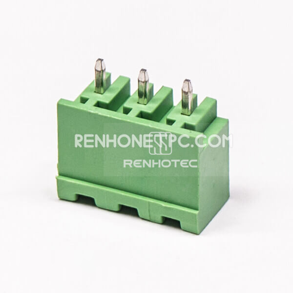 Terminal Block Header Male Pins Straight Through Hole Connector for PCB Mount