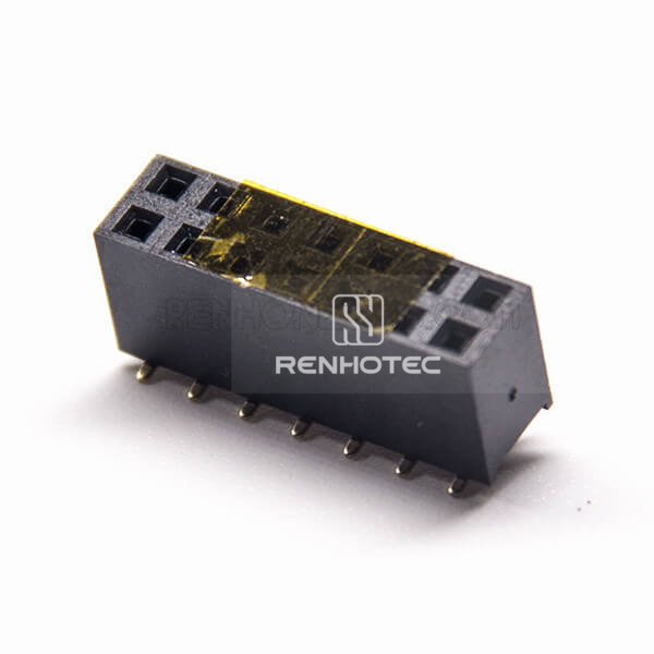 14 pin Header Female Dual Row U Type 2.54mm Picth SMT