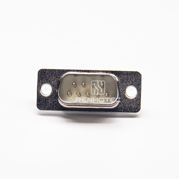 D-SUB 9 pin cable Male Stamped Pin Solder Type Connector