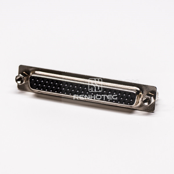 High Density D-SUB 62 Pin Female Straight Staking type Through Hole for PCB Mount connector