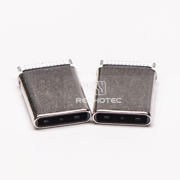 USB Type C Connector Plug Straight 24 Pin Through Hole for PCB Mount