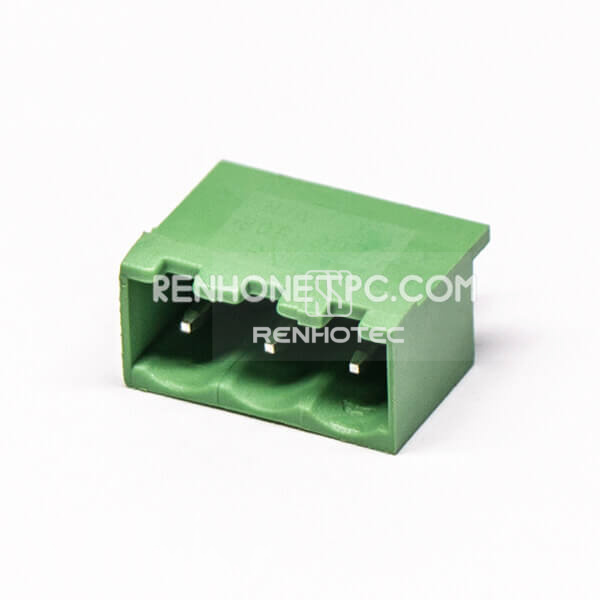Terminal Block Header Male Pins Straight Through Hole Connector for PCB Mount