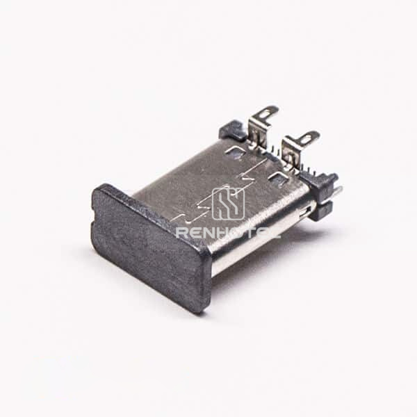 USB Type C Connector Vertical Type Male 180 Degree SMT for PCB Mount