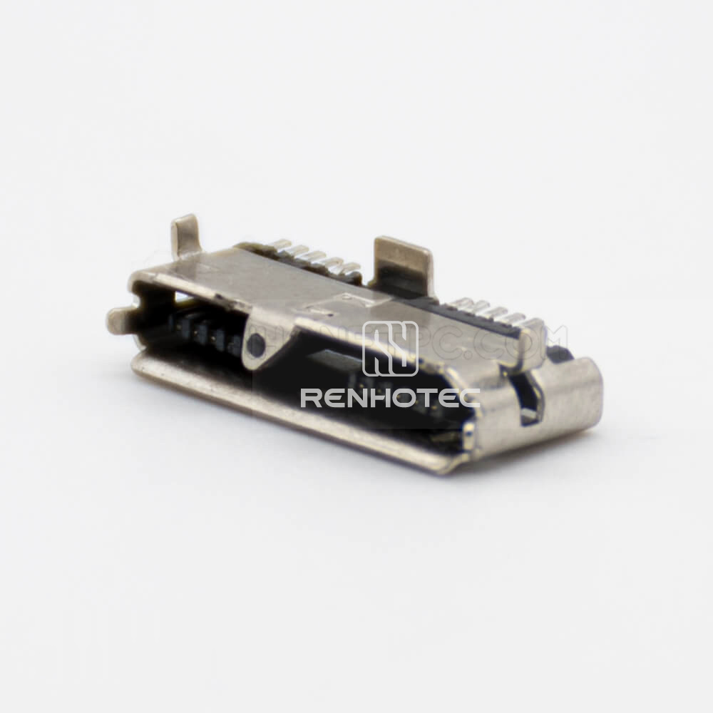 Micro USB Female USB 3.0 Connector PCB Mount