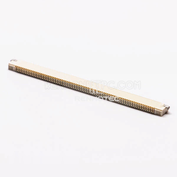 FPC Connector Socket 1.0PH Bottom Contact Style 80pin Slider Type H1.2
