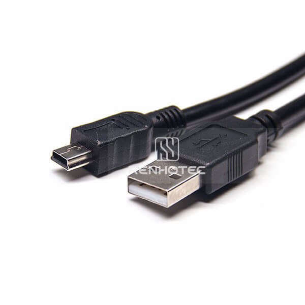 USB Mini to USB Cable 2.0 A Male Connetor Straight Charger Cable
