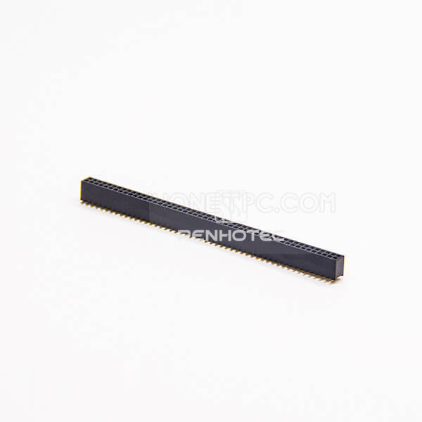 100 way Female Header 1.27mm Pitch Dual Row SMT Type Straight