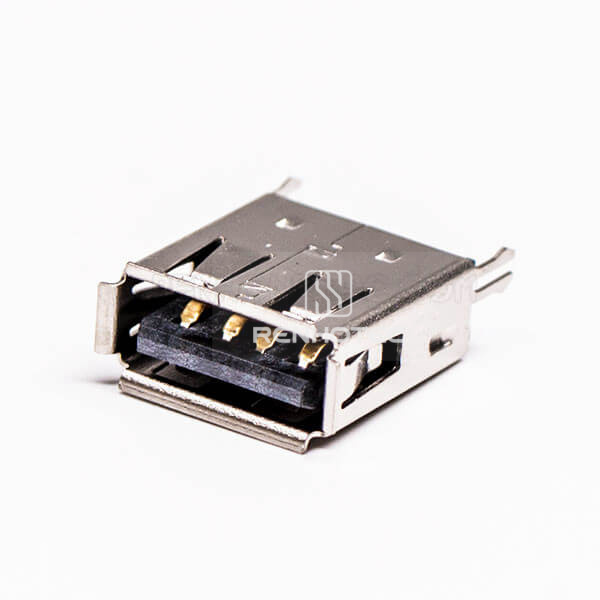 USB Type A Female Straight Connector DIP Through Hole