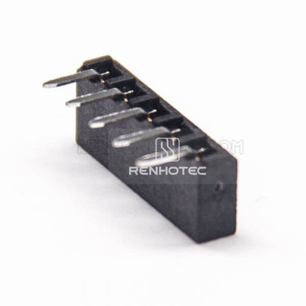 2mm Header Right Angle 5 Pin Single Row Dip Type