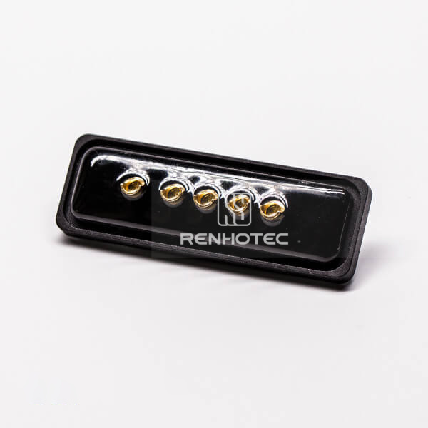 DB IP67 Female Straight 5w5 Machined for Cable Solder Type Connector