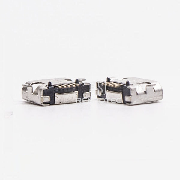 Micro USB Female 5 Pin SMT Type 180 Degree for PCB Mount