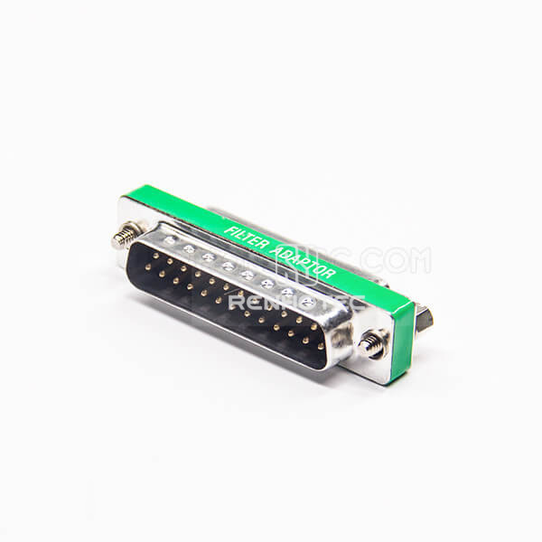 DB 25 Pin Standard D-SUB Male To Female Metal Straight Gender Changer
