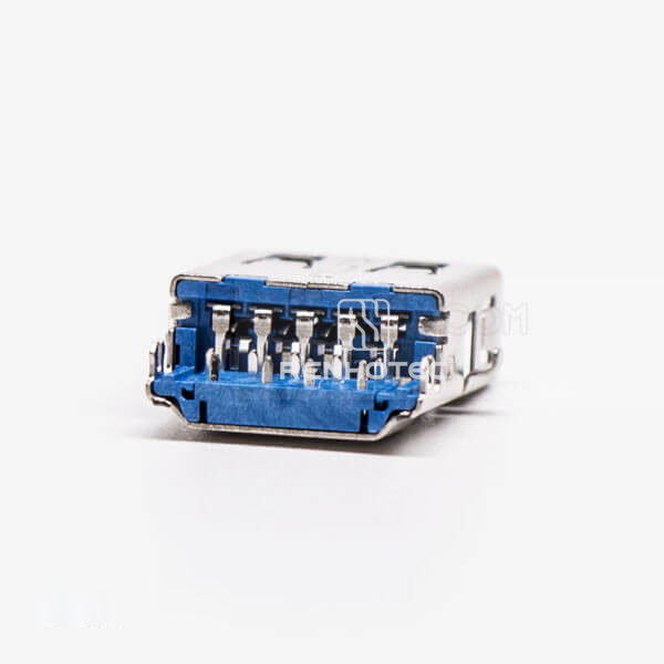 USB 3.0 Speed Type A Connector Female 90 Degree SMT Offset Type