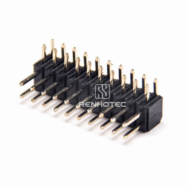 20 Pin Right Angle Header Dual Row 2.0 Gap Through Hole
