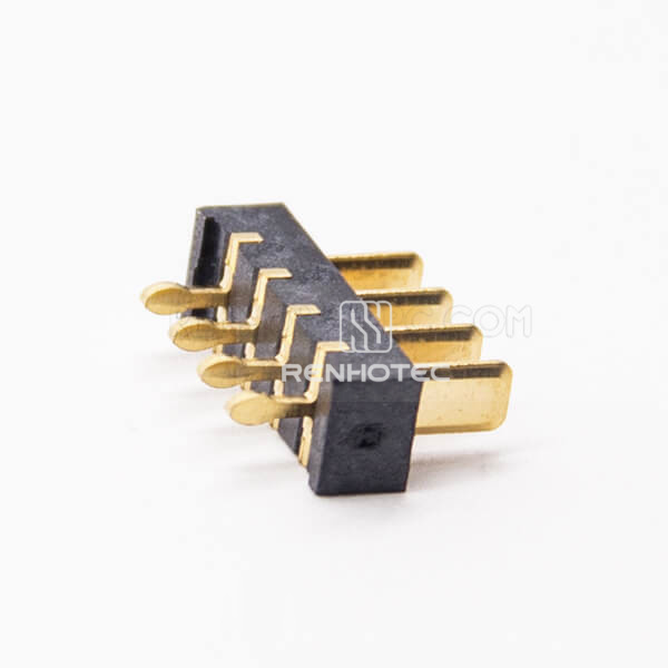 Laptop Battery Connections 4.0MM 4 Pin PH2.5 Male Straight Panel Mount