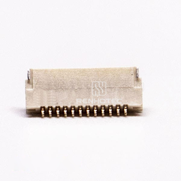 1.0H FFC FPC Connector 0.5 MM Front Flip and Bottom Contact Style FOR PCB