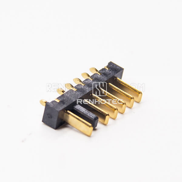 Male Battery Connector PH2.5 6 Pin Straight Left Fool-Proof Plug